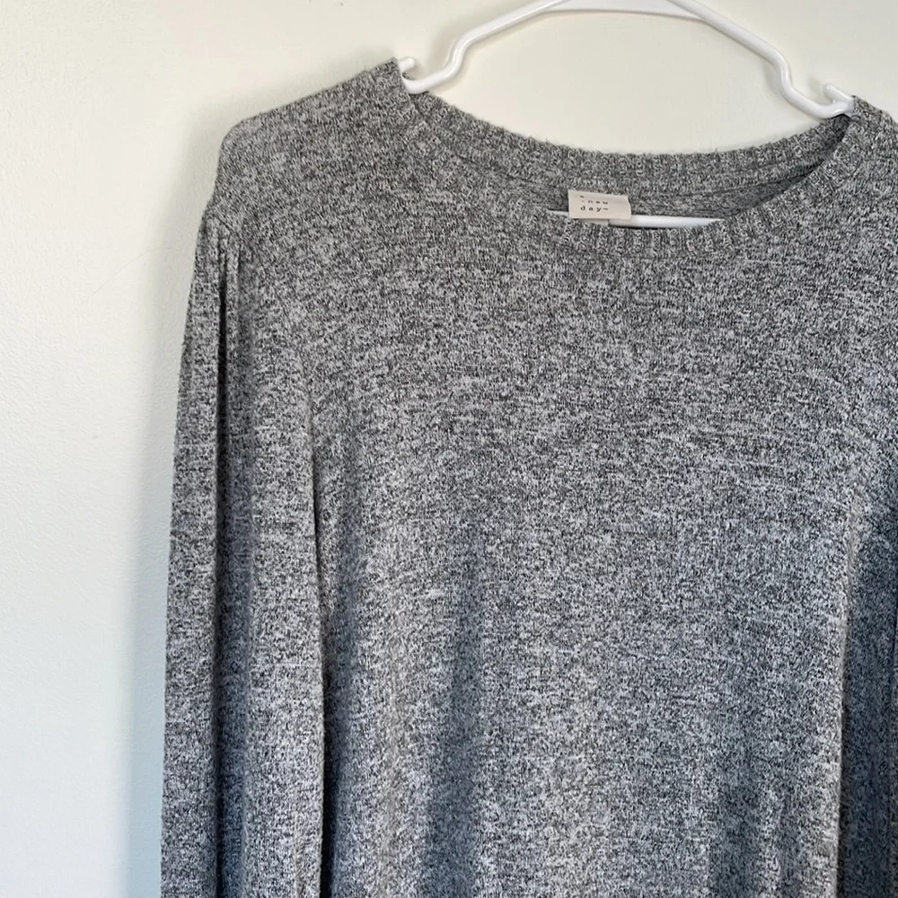 a new day grey sweater